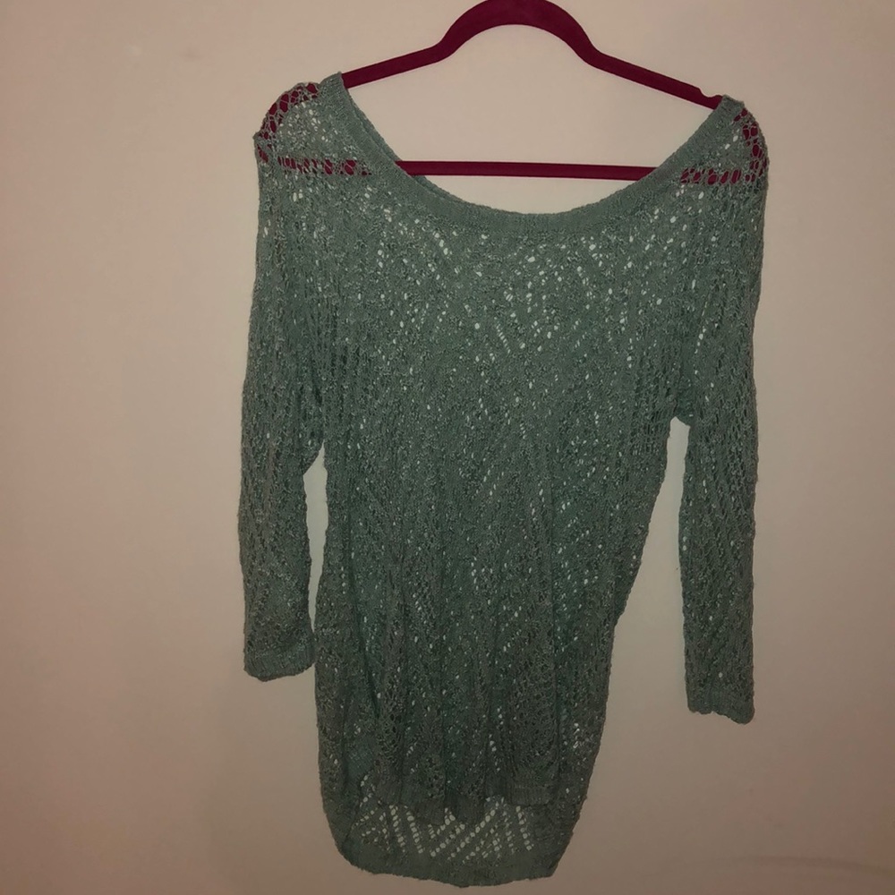 Blue Knit Sweater